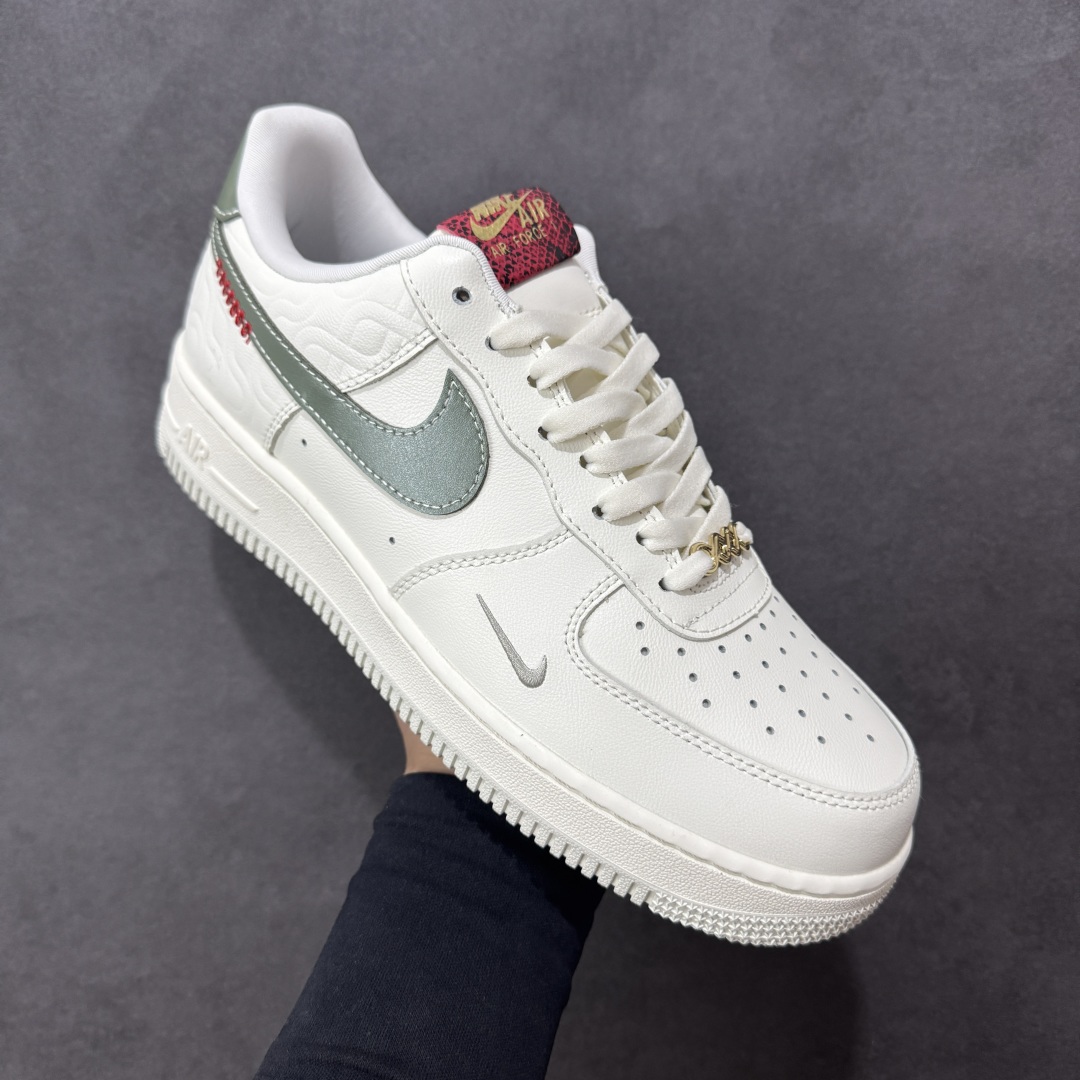 图片[3]-【公司级G版】Nike Air Force 1 CNY\”Year of the Snake”空军一号低帮蛇年联名白绿 货号：HV5979-130 尺码：35.5 36 36.5 37 38 38.5 39 40 40.5 41 42 42.5 43 44 44.5 45 46 编码：GLB220230-选品中心