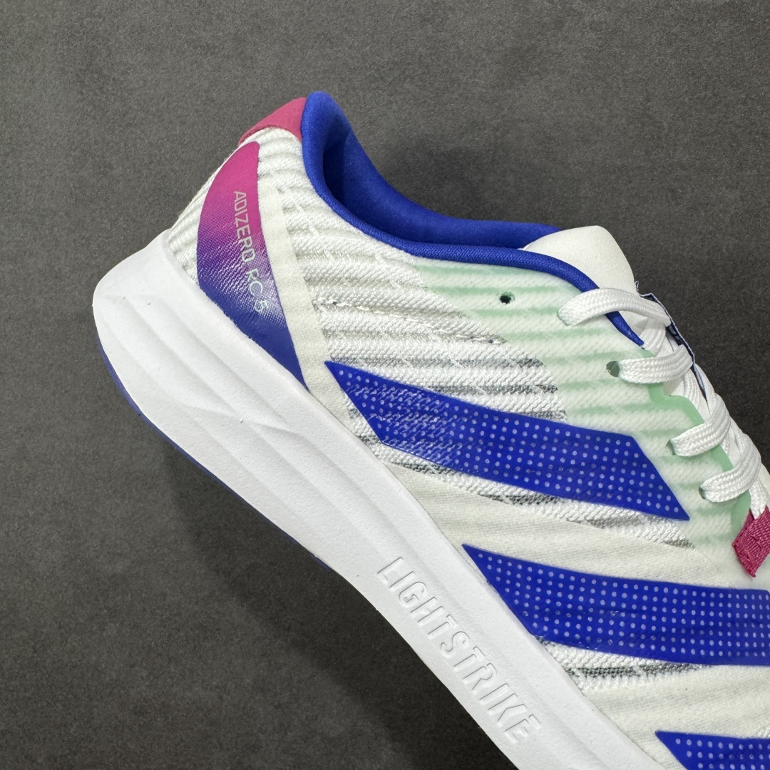 图片[6]-【公司级】Adidas Adizero Rc 5 减震透气休闲训练跑步鞋 沿袭 ADIZERO 系列传统 专为训练备赛设计的专业跑鞋 TORSION SYSTEM 技术 支撑快跑带来的落地冲击力 网材鞋面透气 透湿 排汗 橡胶外底 防滑耐磨 货号： GV9096 尺码： 36 36.5 37.5 38 38.5 39 40 40.5 41 42 42.5 43 44 45-选品中心