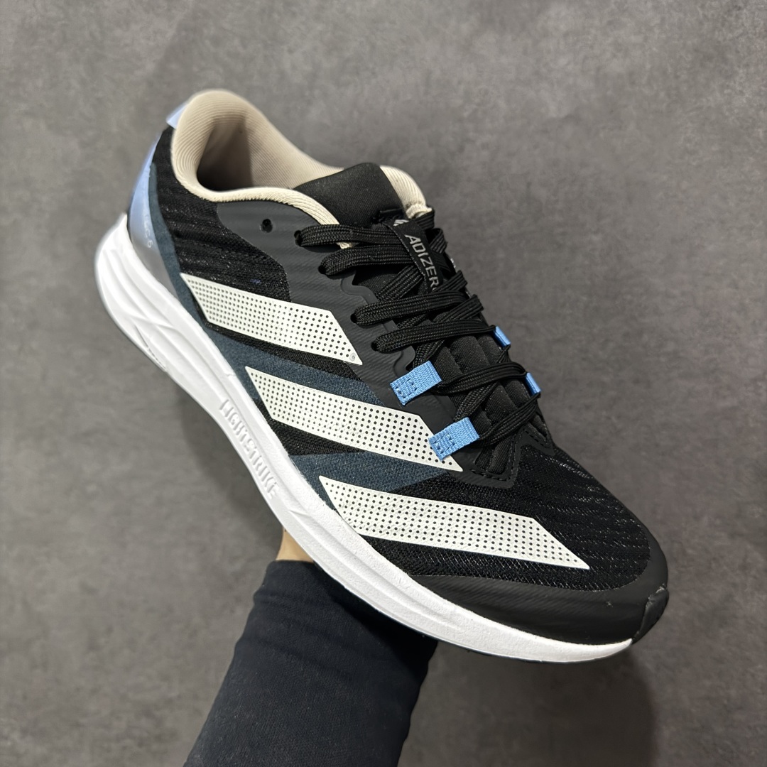 图片[3]-【公司级】Adidas Adizero Rc 5 减震透气休闲训练跑步鞋 沿袭 ADIZERO 系列传统 专为训练备赛设计的专业跑鞋 TORSION SYSTEM 技术 支撑快跑带来的落地冲击力 网材鞋面透气 透湿 排汗 橡胶外底 防滑耐磨 货号： HQ3677 尺码： 36 36.5 37.5 38 38.5 39 40 40.5 41 42 42.5 43 44 45-选品中心