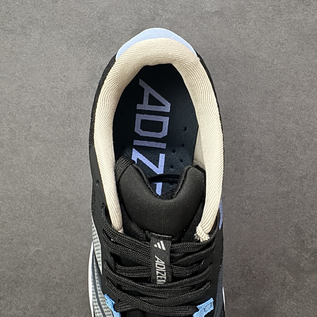 图片[7]-【公司级】Adidas Adizero Rc 5 减震透气休闲训练跑步鞋 沿袭 ADIZERO 系列传统 专为训练备赛设计的专业跑鞋 TORSION SYSTEM 技术 支撑快跑带来的落地冲击力 网材鞋面透气 透湿 排汗 橡胶外底 防滑耐磨 货号： HQ3677 尺码： 36 36.5 37.5 38 38.5 39 40 40.5 41 42 42.5 43 44 45-选品中心