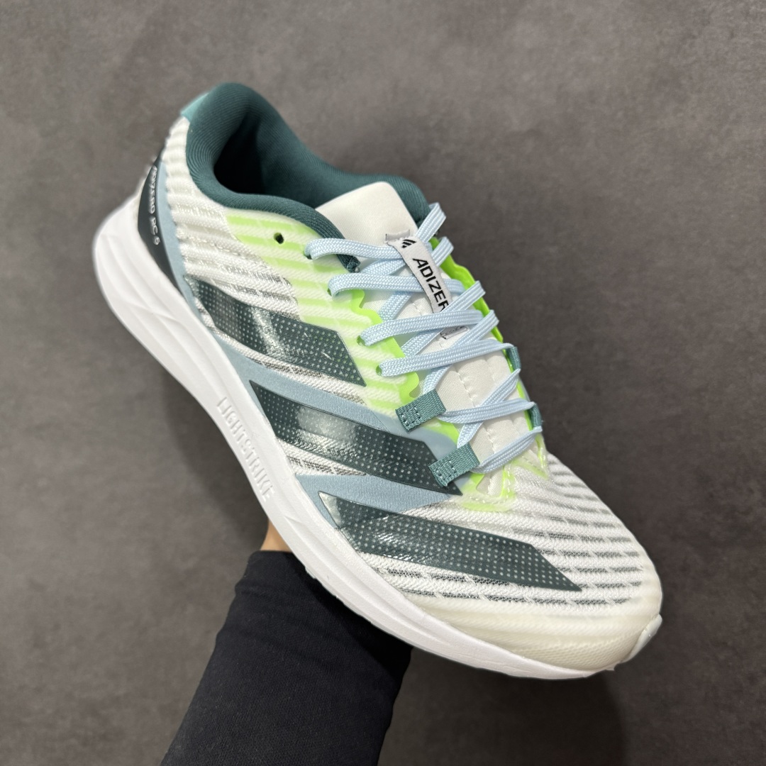 图片[3]-【公司级】Adidas Adizero Rc 5 减震透气休闲训练跑步鞋 沿袭 ADIZERO 系列传统 专为训练备赛设计的专业跑鞋 TORSION SYSTEM 技术 支撑快跑带来的落地冲击力 网材鞋面透气 透湿 排汗 橡胶外底 防滑耐磨 货号： ID6914 尺码： 36 36.5 37.5 38 38.5 39 40 40.5 41 42 42.5 43 44 45-选品中心