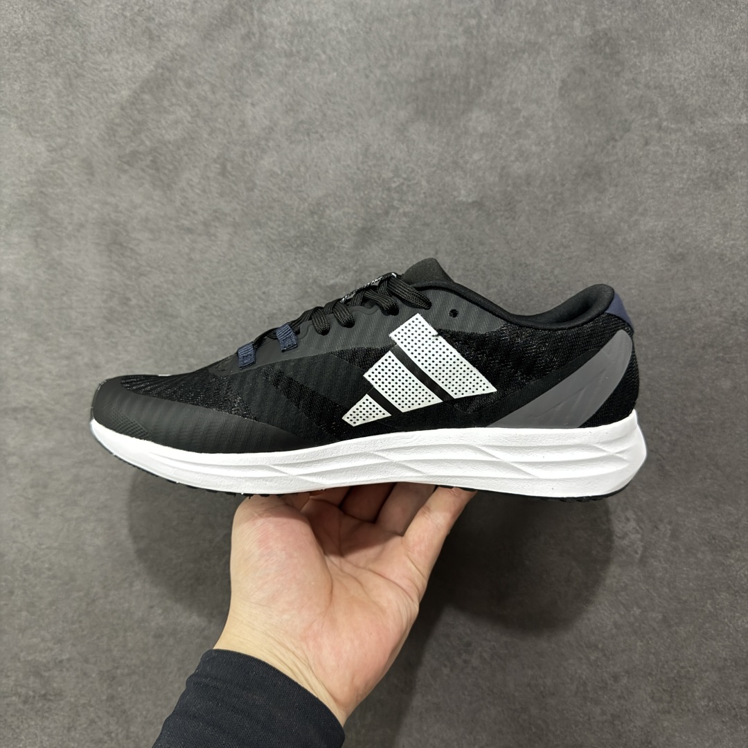 图片[2]-【公司级】Adidas Adizero Rc 5 减震透气休闲训练跑步鞋 沿袭 ADIZERO 系列传统 专为训练备赛设计的专业跑鞋 TORSION SYSTEM 技术 支撑快跑带来的落地冲击力 网材鞋面透气 透湿 排汗 橡胶外底 防滑耐磨 货号： HQ3680 尺码： 36 36.5 37.5 38 38.5 39 40 40.5 41 42 42.5 43 44 45-选品中心