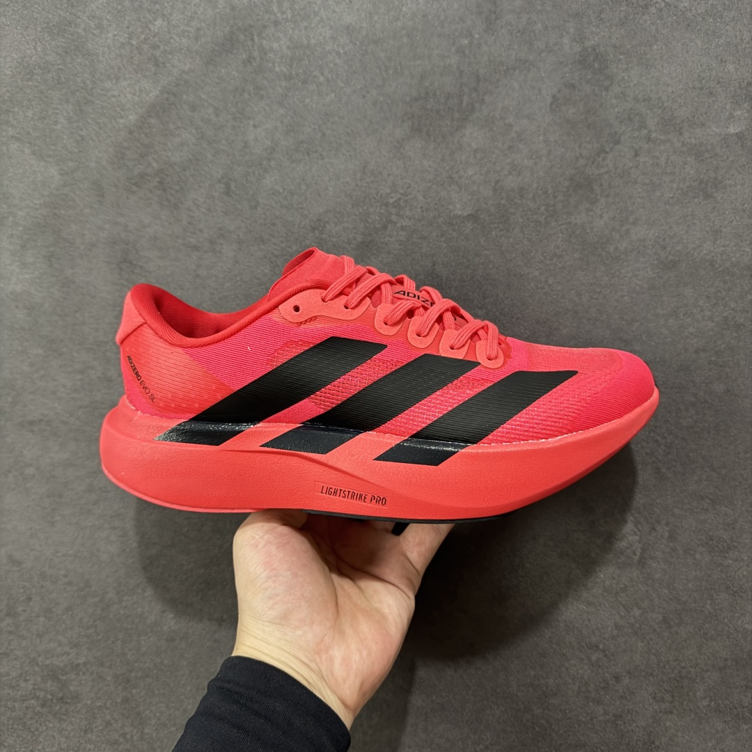 【公司级】平台订单 adidas Adizero Evo SL 红黑色 货号:JS4492 尺码:36 36.5 37 38.5 39 40 40.5 41 42 42.5 43 44 44.5 45 46-选品中心