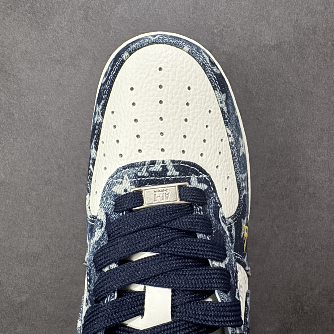 图片[8]-【定制版】Nike Air Force 1\’07 Low LV联名 白墨蓝 空军一号低帮休闲板鞋  #定制皮料 定制鞋盒 原楦原纸板 纯正空军版型 内置全掌气垫 货号：YF9511-820  尺码：36 36.5 37.5 38 38.5 39 40 40.5 41 42 42.5 43 44 44.5 45-选品中心
