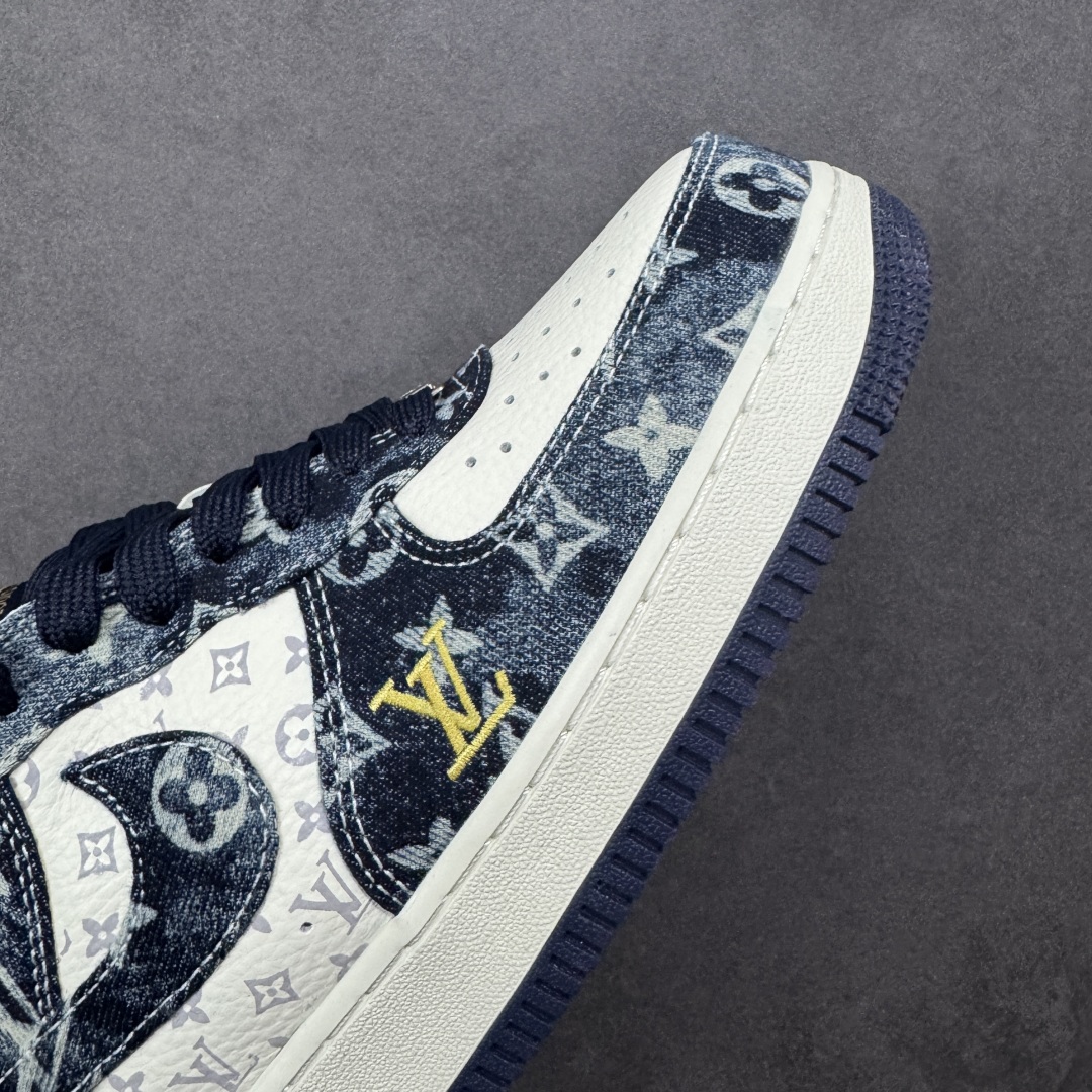 图片[5]-【定制版】Nike Air Force 1\’07 Low LV联名 白墨蓝 空军一号低帮休闲板鞋  #定制皮料 定制鞋盒 原楦原纸板 纯正空军版型 内置全掌气垫 货号：YF9511-820  尺码：36 36.5 37.5 38 38.5 39 40 40.5 41 42 42.5 43 44 44.5 45-选品中心