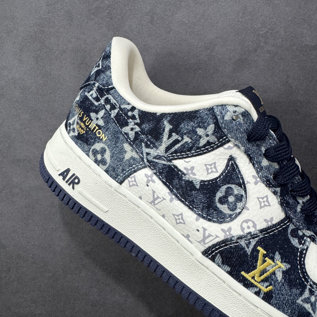 图片[6]-【定制版】Nike Air Force 1\’07 Low LV联名 白墨蓝 空军一号低帮休闲板鞋  #定制皮料 定制鞋盒 原楦原纸板 纯正空军版型 内置全掌气垫 货号：YF9511-820  尺码：36 36.5 37.5 38 38.5 39 40 40.5 41 42 42.5 43 44 44.5 45-选品中心