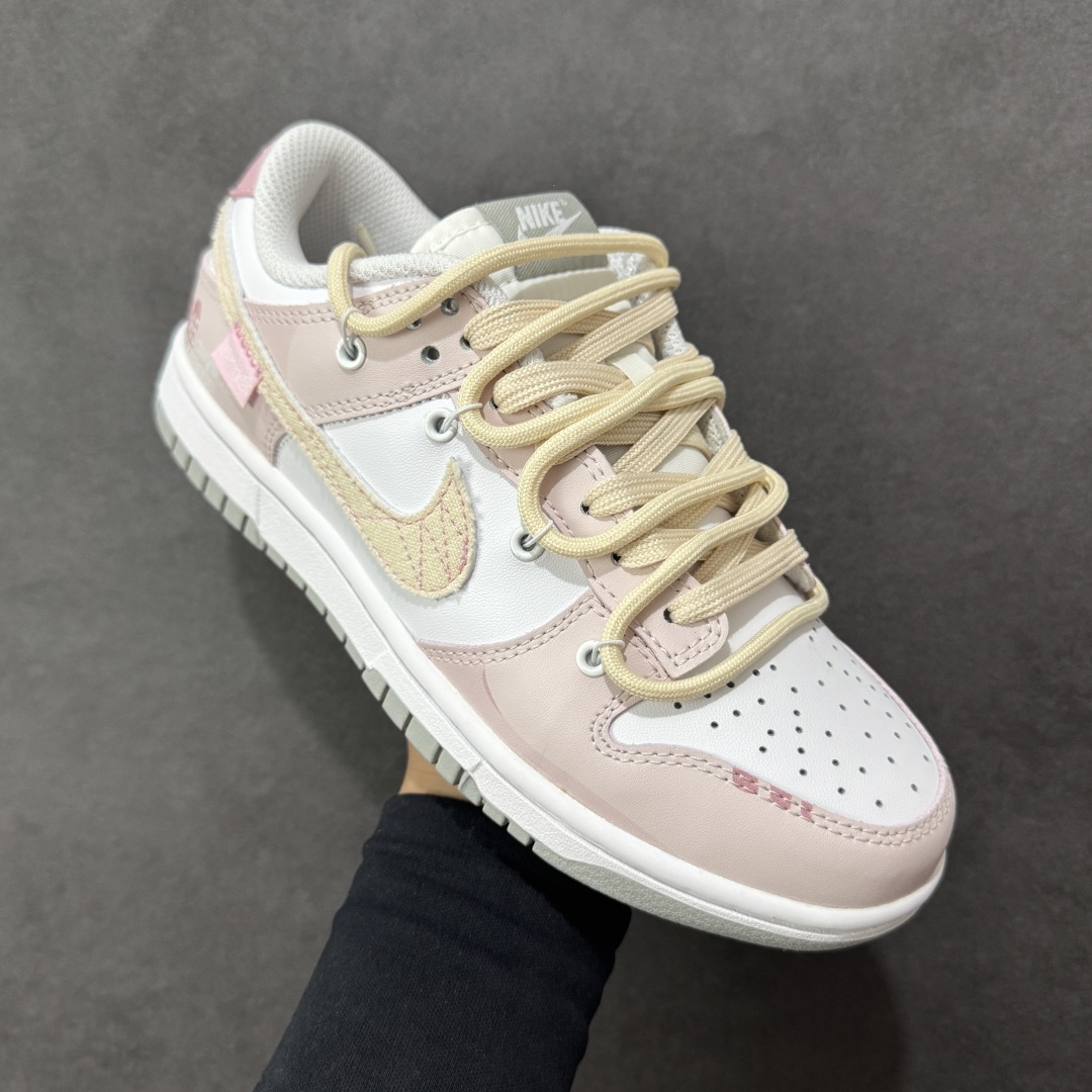 图片[3]-【定制版】Nike Dunk 甜心狙击 粉色 定制鞋盒 超高清洁度 皮料切割干净无任何毛边 细节完美 货号：DD1391-103（Team1225-甜心狙击） 尺码：36 36.5 37.5 38 38.5 39 40-选品中心