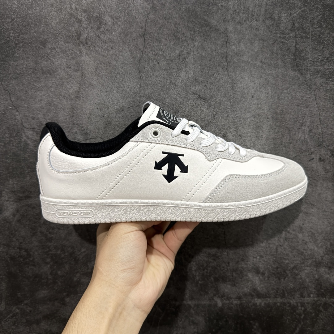 【公司级】迪桑特DESCENTE CHRON COURT SB 复古轻质 耐磨低帮 生活休闲鞋 尺码： 36-45-选品中心