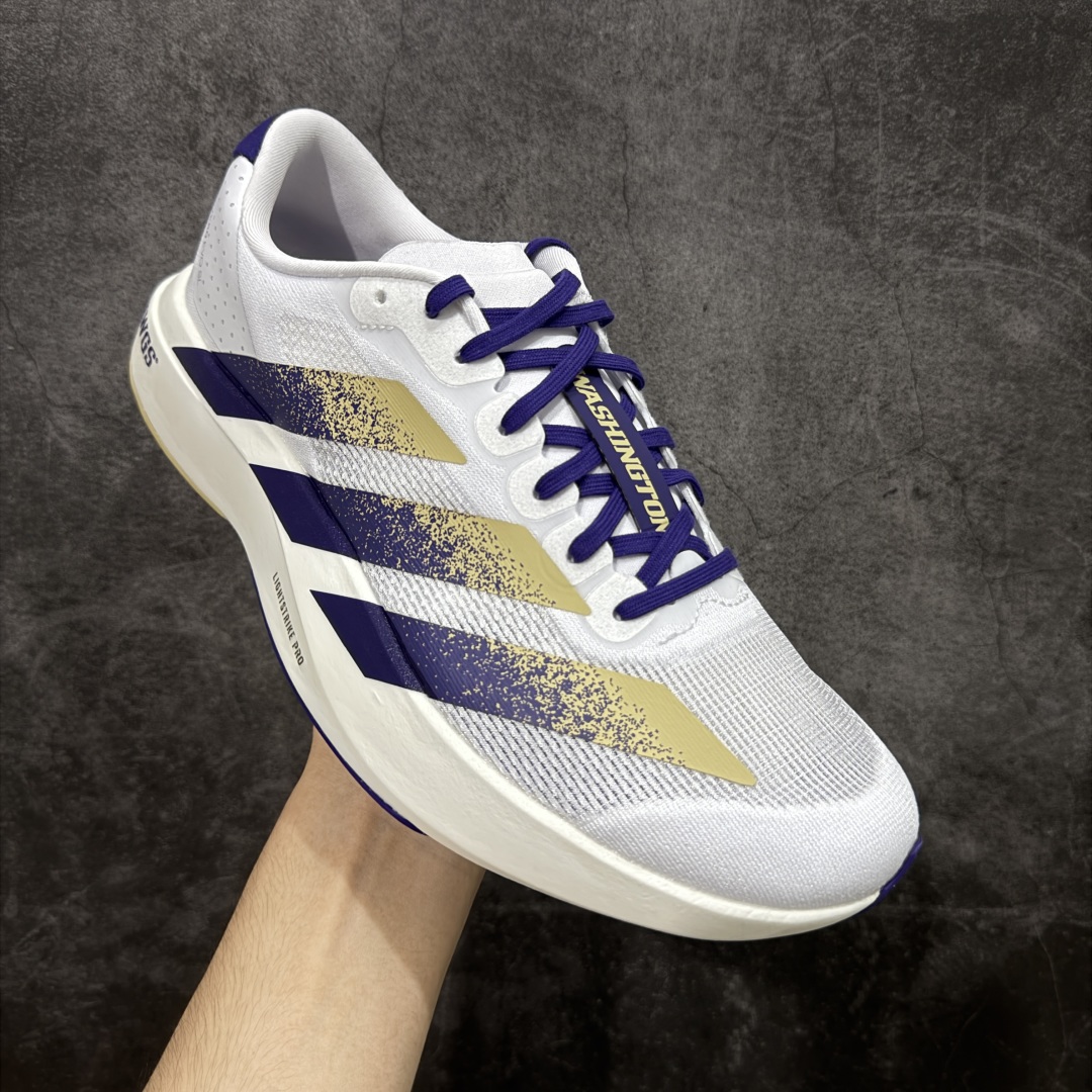 图片[3]-【PK版】AD Adizero Evo SL M 白蓝零度系列马拉松轻量竞速运动跑鞋 JQ4578 原材料 内置碳板 原厂网纱潮流 超临界发泡大底 脚感软弹度与原版非常接近 细节目前市场最接近原版品质 尺码：36 36.5 37.5 38 38.5 39 40 40.5 41 42 42.5 43 44 44.5 45-选品中心