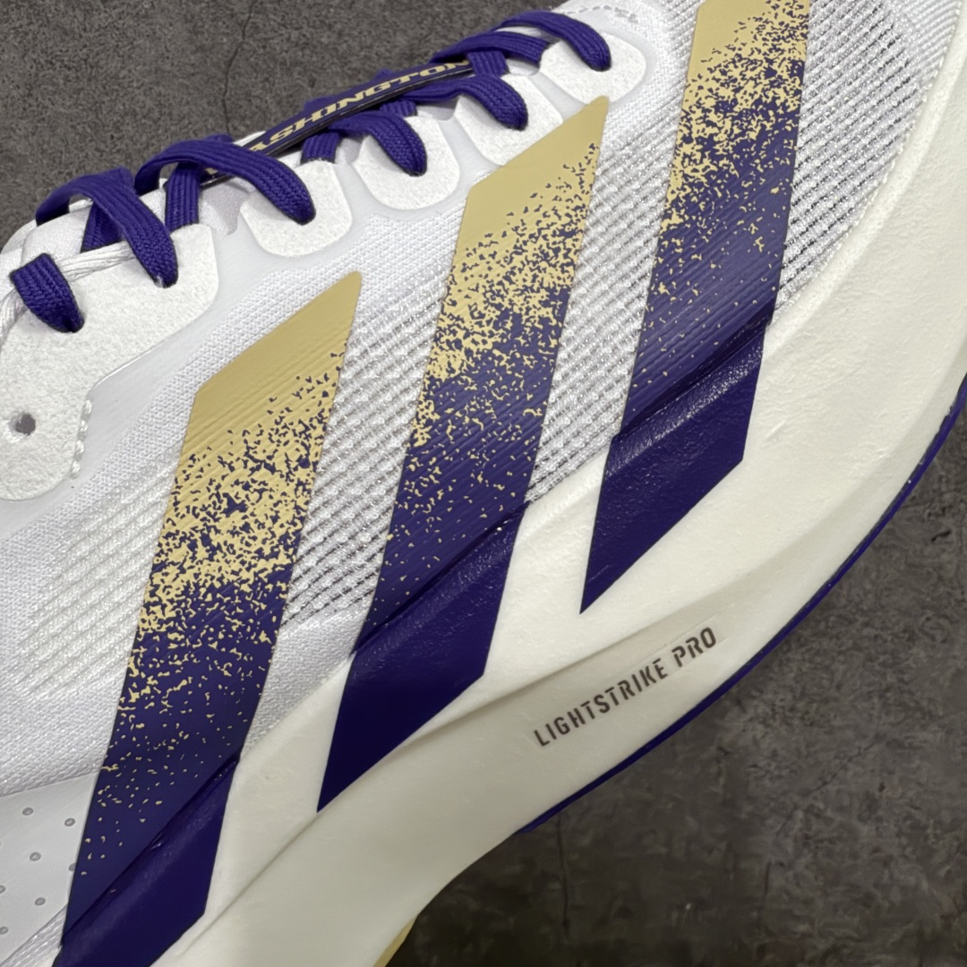 图片[4]-【PK版】AD Adizero Evo SL M 白蓝零度系列马拉松轻量竞速运动跑鞋 JQ4578 原材料 内置碳板 原厂网纱潮流 超临界发泡大底 脚感软弹度与原版非常接近 细节目前市场最接近原版品质 尺码：36 36.5 37.5 38 38.5 39 40 40.5 41 42 42.5 43 44 44.5 45-选品中心