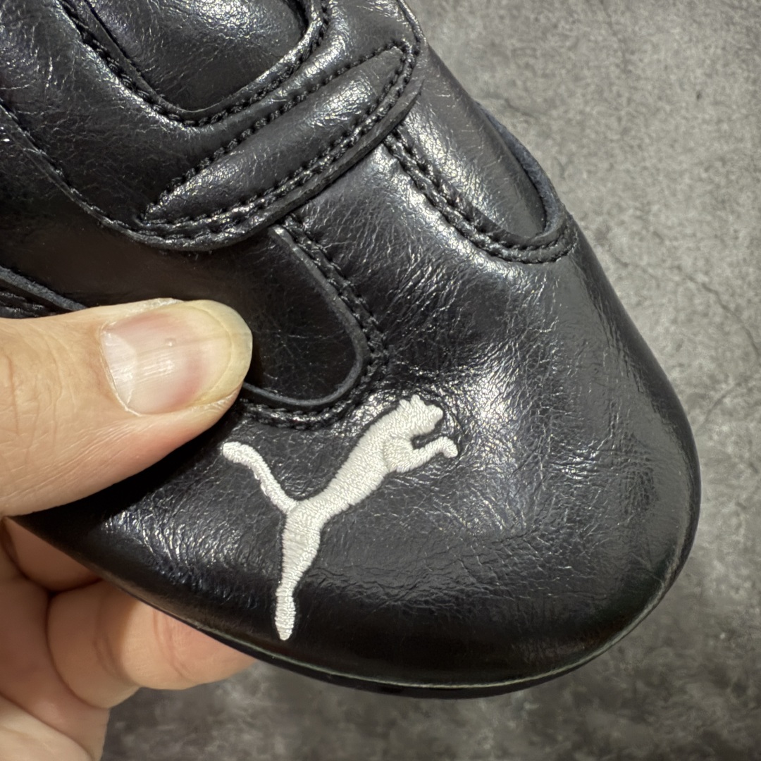 图片[5]-【首发版】Balenciaga 巴黎世家联名款The Open Product x Puma Speedcat 极速赛车系列彪马低帮生活休闲鞋 原装档案原数据纸版楦型 采用原厂皮料材质 二次成型\’猛帮\’成型工艺 全球知名运动品牌PUMA宝马赛车系列，融合了宝马车队的标志性配色，以趣味十足又前卫复古的设计引领潮流，将赛道精神融入街头时尚，开启前卫竞速之旅。自1978年巴伐利亚车队走上世界舞台，宝马赛车就在全球汽车制造和赛车运动领域留下了浓墨重彩的一笔。全新的两款BMW MMS Roma与BMW MMS Speedboat鞋款，均从宝马车型中汲取灵感。以黑或白为底色，融入经典配色，主打前卫复古风。Roma鞋款的鞋侧以复古的流线造型，缀以宝马经典Logo，巧妙吸睛；而Speedcat鞋款以亮眼三色条纹元素缀以舒适鞋面，赋予了独特的个性美学，演绎赛车的无尽能量 货号 406515-01 尺码 36 37 38 39 40 41 42 43 44 45 ｛官方同布 无半码｝ ⚠️-选品中心