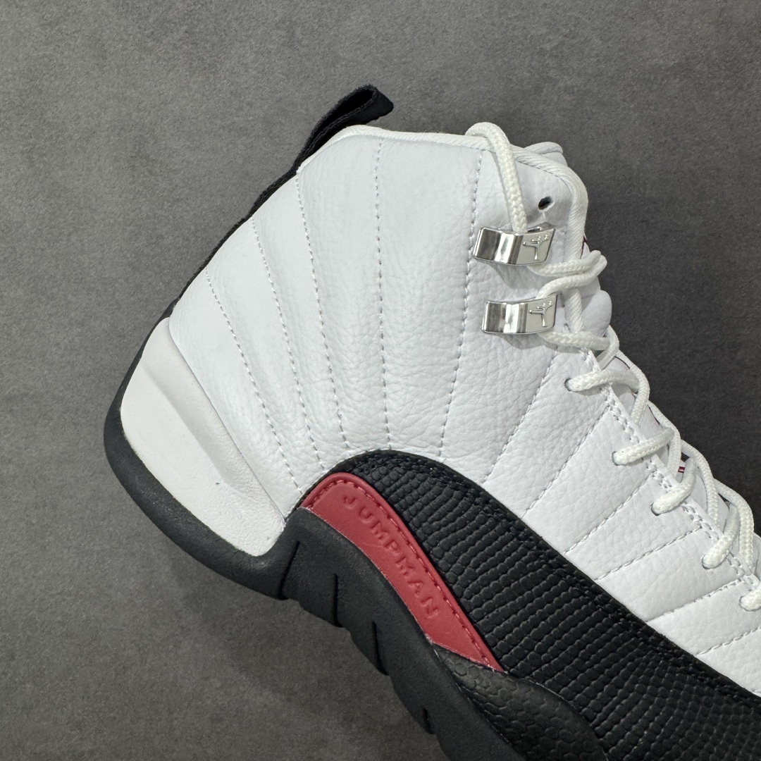 图片[6]-【头层真碳版】Air Jordan AJ12 Retro 篮球鞋 正确版型 头层皮料 真碳板 原厂定制金属扣 原厂电绣 超高性价比 货号：CT8013-162 尺码：40 40.5 41 42 42.5 43 44 44.5 45 45.5 46 47.5 48 编码：GLB320330-选品中心