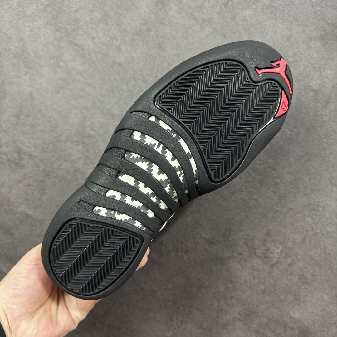 图片[9]-【头层真碳版】Air Jordan AJ12 Retro 篮球鞋 正确版型 头层皮料 真碳板 原厂定制金属扣 原厂电绣 超高性价比 货号：CT8013-162 尺码：40 40.5 41 42 42.5 43 44 44.5 45 45.5 46 47.5 48 编码：GLB320330-选品中心
