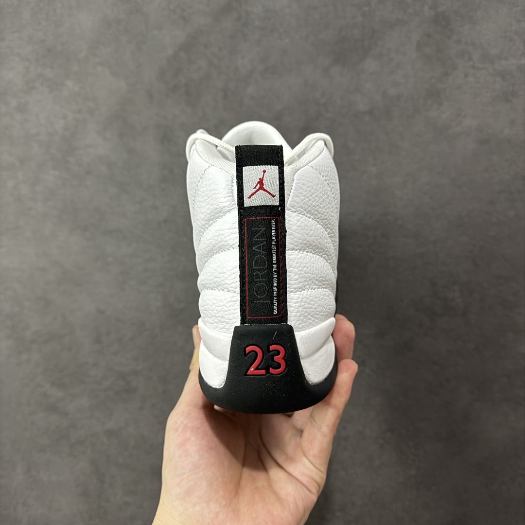 图片[4]-【头层真碳版】Air Jordan AJ12 Retro 篮球鞋 正确版型 头层皮料 真碳板 原厂定制金属扣 原厂电绣 超高性价比 货号：CT8013-162 尺码：40 40.5 41 42 42.5 43 44 44.5 45 45.5 46 47.5 48 编码：GLB320330-选品中心