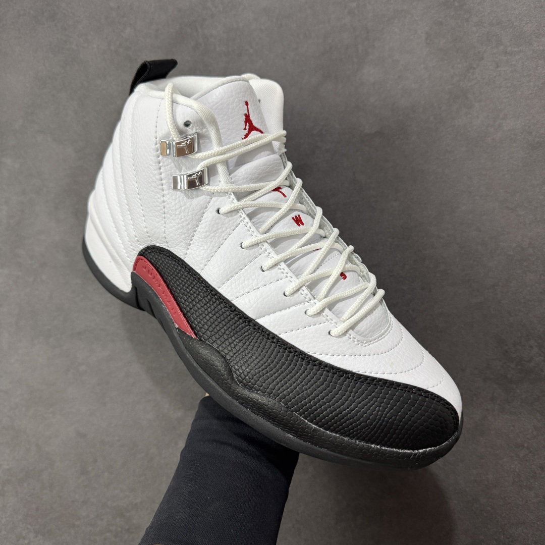 图片[3]-【头层真碳版】Air Jordan AJ12 Retro 篮球鞋 正确版型 头层皮料 真碳板 原厂定制金属扣 原厂电绣 超高性价比 货号：CT8013-162 尺码：40 40.5 41 42 42.5 43 44 44.5 45 45.5 46 47.5 48 编码：GLB320330-选品中心