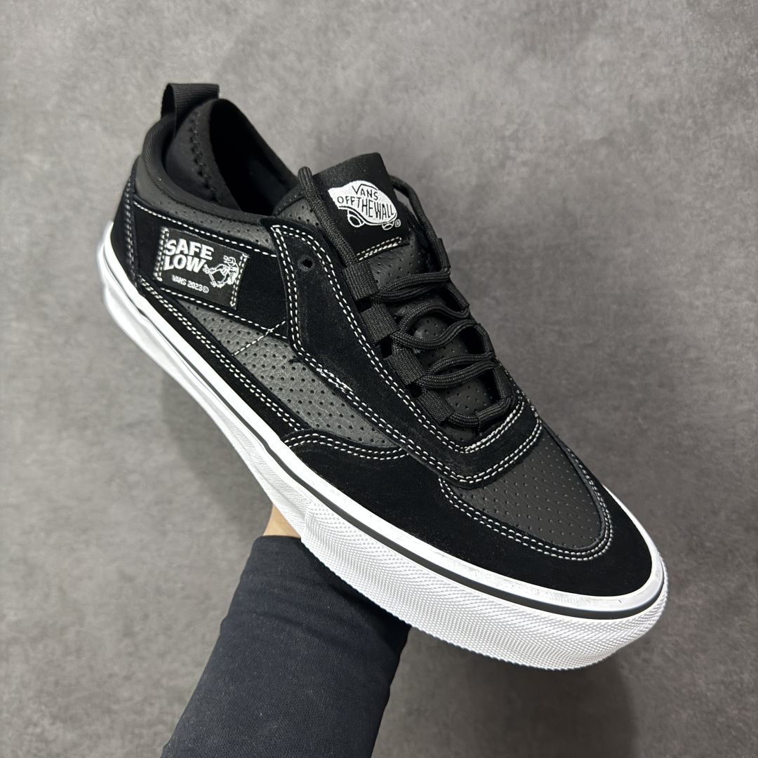 图片[3]-【公司级】万斯 VANS SAFE BRADY 联名款运动板鞋 Rory Milanes/Danny Brady x Vans Skateboarding 2024 签名系列，Vans与职业滑手Danny Brady的联名鞋款是‌Safe Low‌，属于职业签名鞋系列。该鞋款于2024年春季发布，采用环保胶水粘合工艺，鞋身细节保留手工制作痕迹。Safe Low采用低帮设计，蓝黑配色的 Safe Low 全身以蓝色麂皮材质打造，鞋带、鞋舌、内衬、包边均使用黑色作为拼色点缀，鞋身两侧的缝标上写的名称背重新改为了本次合作的鞋款名称 —— Safe Low。 尺码： 35-45含硫化半码 编码： FJB250260-选品中心