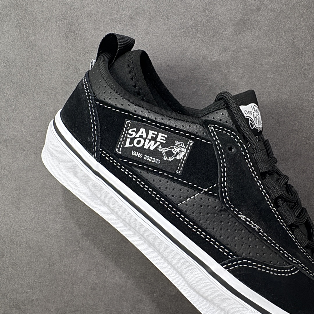 图片[6]-【公司级】万斯 VANS SAFE BRADY 联名款运动板鞋 Rory Milanes/Danny Brady x Vans Skateboarding 2024 签名系列，Vans与职业滑手Danny Brady的联名鞋款是‌Safe Low‌，属于职业签名鞋系列。该鞋款于2024年春季发布，采用环保胶水粘合工艺，鞋身细节保留手工制作痕迹。Safe Low采用低帮设计，蓝黑配色的 Safe Low 全身以蓝色麂皮材质打造，鞋带、鞋舌、内衬、包边均使用黑色作为拼色点缀，鞋身两侧的缝标上写的名称背重新改为了本次合作的鞋款名称 —— Safe Low。 尺码： 35-45含硫化半码 编码： FJB250260-选品中心
