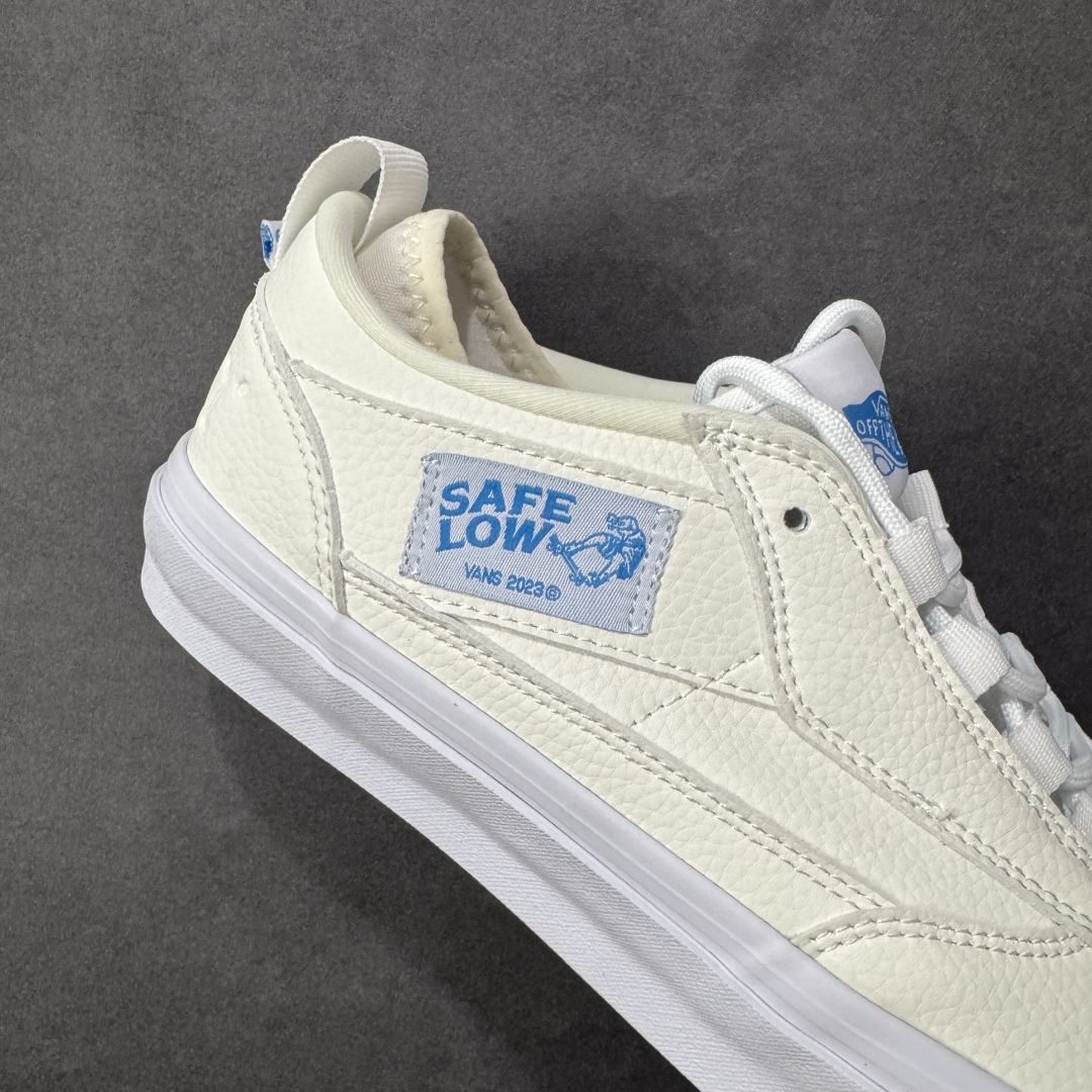 图片[6]-【公司级】万斯 VANS SAFE BRADY 联名款运动板鞋 Rory Milanes/Danny Brady x Vans Skateboarding 2024 签名系列，Vans与职业滑手Danny Brady的联名鞋款是‌Safe Low‌，属于职业签名鞋系列。该鞋款于2024年春季发布，采用环保胶水粘合工艺，鞋身细节保留手工制作痕迹。Safe Low采用低帮设计，蓝黑配色的 Safe Low 全身以蓝色麂皮材质打造，鞋带、鞋舌、内衬、包边均使用黑色作为拼色点缀，鞋身两侧的缝标上写的名称背重新改为了本次合作的鞋款名称 —— Safe Low。 尺码： 35-45含硫化半码 编码： FJB250260-选品中心