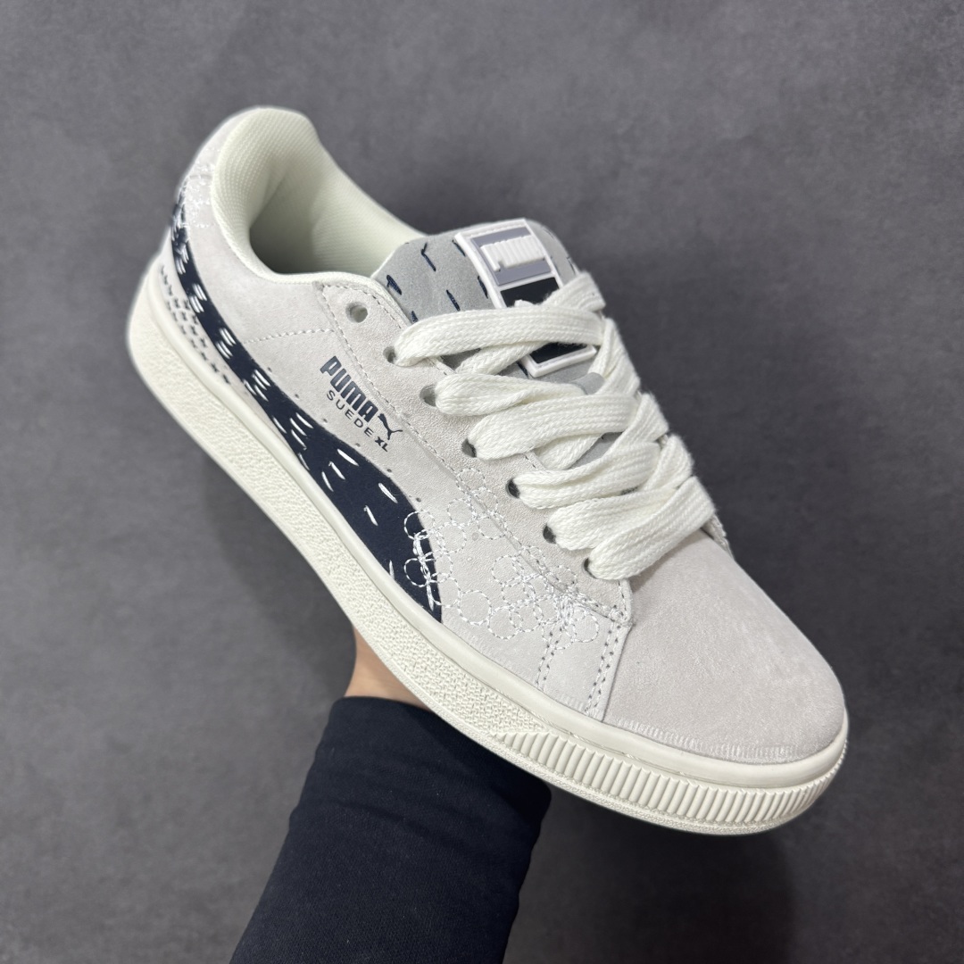 图片[3]-【纯原版】PUMA Suede XL 百搭单品 彪马 防滑耐磨低帮板鞋 简约大方的造型设计，给人以随性休闲的时尚格调，穿着舒适轻便，运动灵活自如，满足日常个性穿搭 货号：395777-02 尺码：35.5～45B 编码：LNHB190200-选品中心