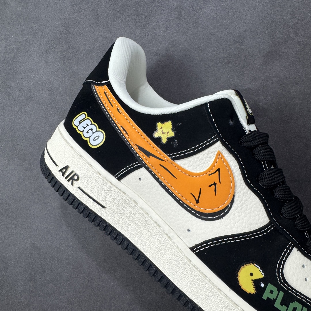 图片[6]-【定制版】Nike Air Force 1 Low 07 x LEGO 黑白橙 双勾 低帮休闲运动板鞋 原楦头原纸板 打造纯正低帮空军版型 全掌内置蜂窝气垫 原盒配件 原厂中底钢印、拉帮完美 货号：DD1928-311 尺码：36 36.5 37.5 38 38.5 39 40 40.5 41 42 42.5 43 44 44.5 45 编码：HXSA310320-选品中心
