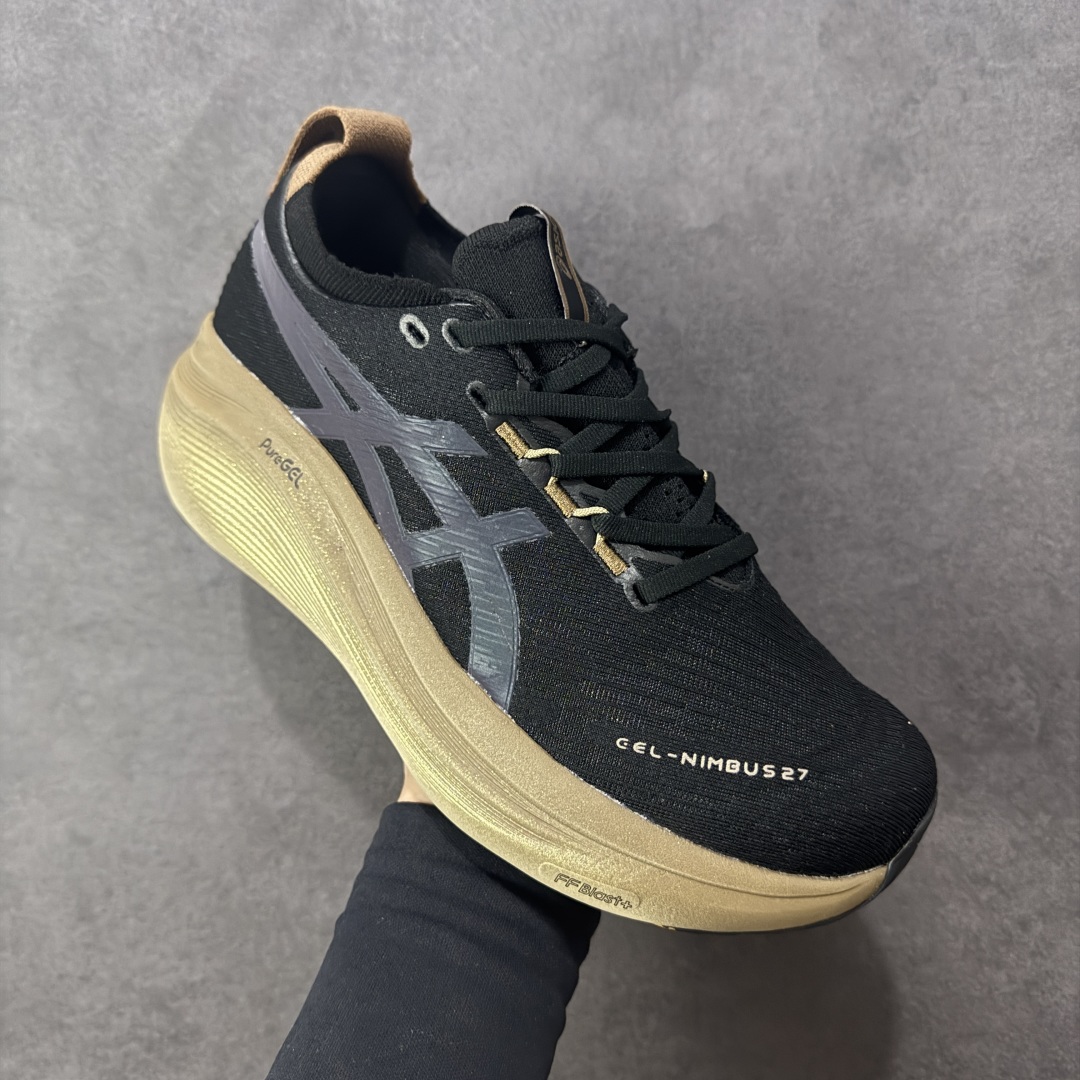 图片[3]-【公司级】Asics GEL-NIMBUS 27 复古休闲运动鞋 ASICS(亚瑟士） 是日本实业家鬼冢喜八郎创立的跑鞋运动品牌，名宇想法源自著名的拉丁谚语“AnimaSana In Corpore Sano”，意为“健全的精神寓于强健的体魄”。正如其名字的含义，ASICS亚瑟士一直坚信保持身体的健康与活力是打造健康快乐的生活方式的最佳途径。亚瑟士的跑鞋、篮球鞋等系列集专业与美貌于一身，拥有极高的热度 货号：1011B958-401 尺码：36 37 37.5 38 39 39.5 40 40.5 41.5 42 42.5 43.5 44 45 46 编码：FSB240250-选品中心