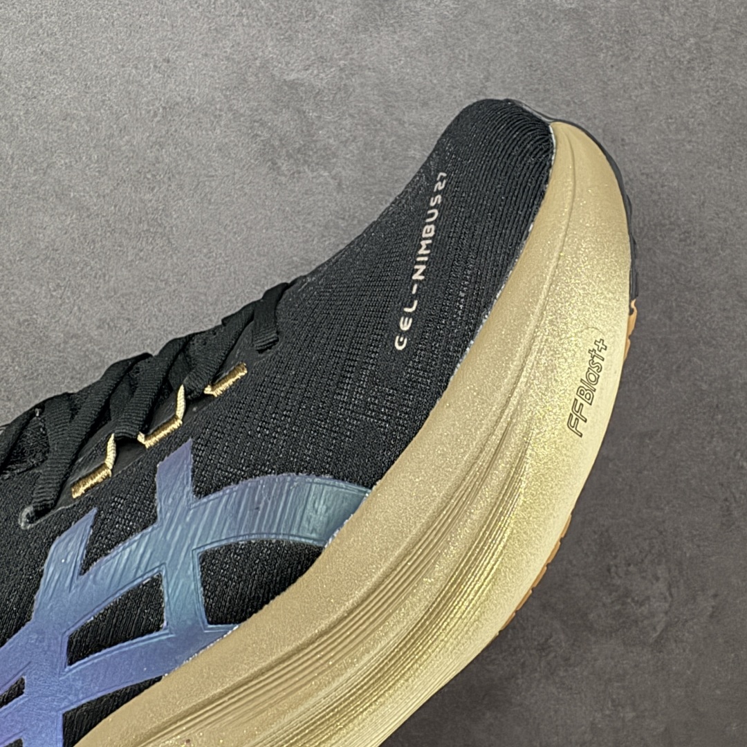 图片[5]-【公司级】Asics GEL-NIMBUS 27 复古休闲运动鞋 ASICS(亚瑟士） 是日本实业家鬼冢喜八郎创立的跑鞋运动品牌，名宇想法源自著名的拉丁谚语“AnimaSana In Corpore Sano”，意为“健全的精神寓于强健的体魄”。正如其名字的含义，ASICS亚瑟士一直坚信保持身体的健康与活力是打造健康快乐的生活方式的最佳途径。亚瑟士的跑鞋、篮球鞋等系列集专业与美貌于一身，拥有极高的热度 货号：1011B958-401 尺码：36 37 37.5 38 39 39.5 40 40.5 41.5 42 42.5 43.5 44 45 46 编码：FSB240250-选品中心