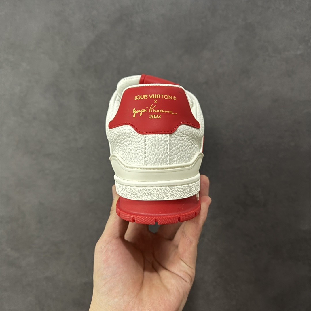 图片[4]-【头层礼盒版】Louis Vuitton LV Trainer 路易威登 驴牌 L家 情侣款 休闲 运动鞋 滑板鞋 广东大厂出品 头层皮料 高版本 极具性价比 做工版型到位 高清洁度 不偷工减料 非常推荐 尺码：35-46-选品中心