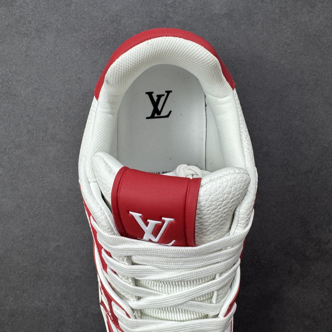图片[7]-【头层礼盒版】Louis Vuitton LV Trainer 路易威登 驴牌 L家 情侣款 休闲 运动鞋 滑板鞋 广东大厂出品 头层皮料 高版本 极具性价比 做工版型到位 高清洁度 不偷工减料 非常推荐 尺码：35-46-选品中心