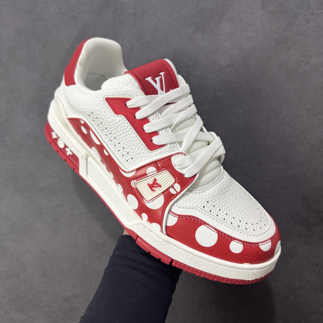 图片[3]-【头层礼盒版】Louis Vuitton LV Trainer 路易威登 驴牌 L家 情侣款 休闲 运动鞋 滑板鞋 广东大厂出品 头层皮料 高版本 极具性价比 做工版型到位 高清洁度 不偷工减料 非常推荐 尺码：35-46-选品中心