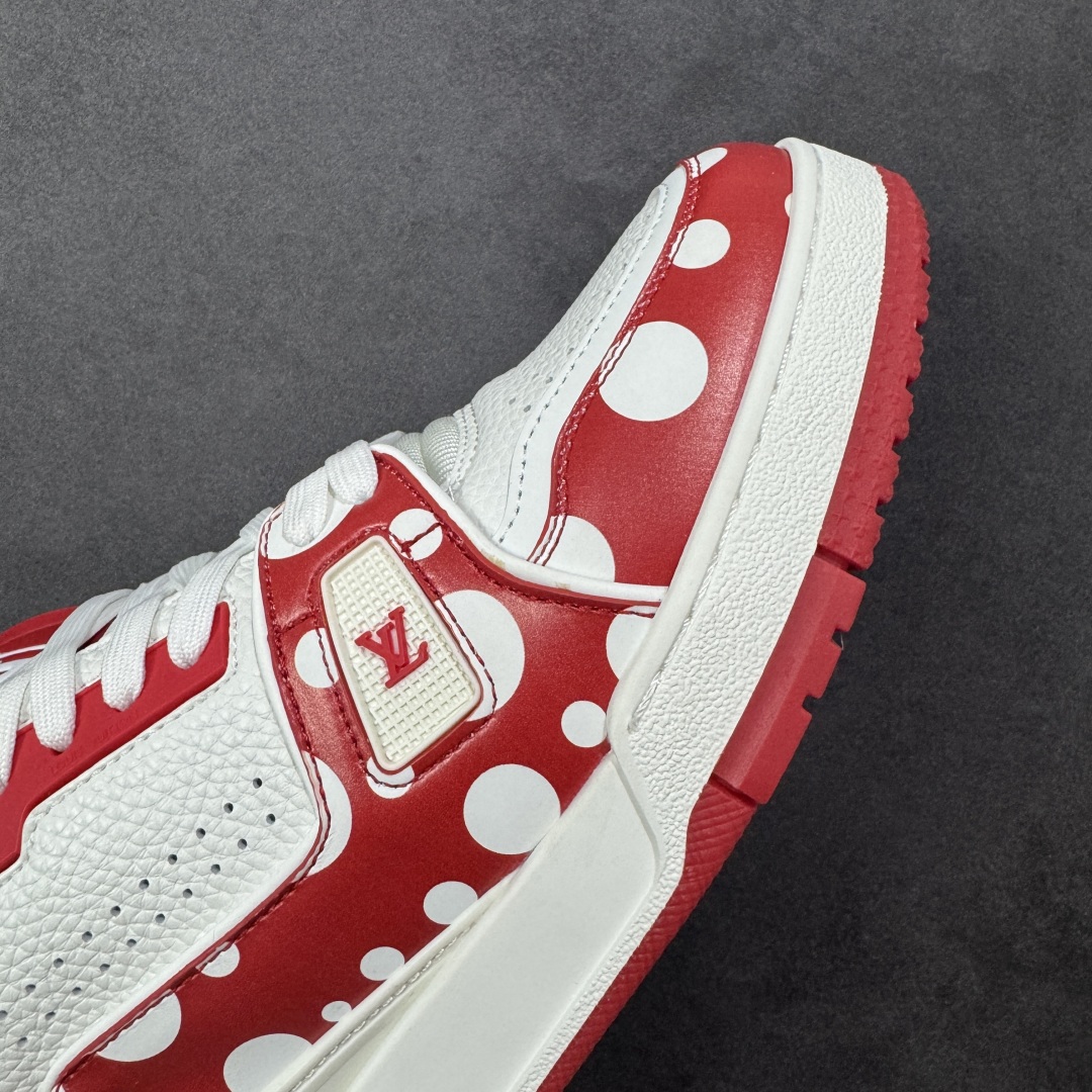 图片[5]-【头层礼盒版】Louis Vuitton LV Trainer 路易威登 驴牌 L家 情侣款 休闲 运动鞋 滑板鞋 广东大厂出品 头层皮料 高版本 极具性价比 做工版型到位 高清洁度 不偷工减料 非常推荐 尺码：35-46-选品中心