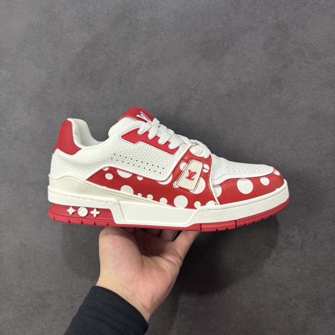 【头层礼盒版】Louis Vuitton LV Trainer 路易威登 驴牌 L家 情侣款 休闲 运动鞋 滑板鞋 广东大厂出品 头层皮料 高版本 极具性价比 做工版型到位 高清洁度 不偷工减料 非常推荐 尺码:35-46-选品中心