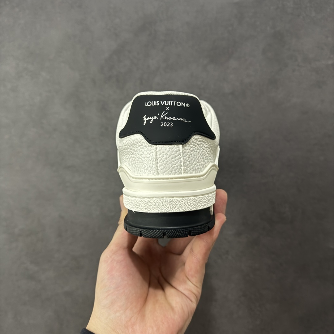 图片[4]-【头层礼盒版】Louis Vuitton LV Trainer 路易威登 驴牌 L家 情侣款 休闲 运动鞋 滑板鞋 广东大厂出品 头层皮料 高版本 极具性价比 做工版型到位 高清洁度 不偷工减料 非常推荐 尺码：35-46-选品中心