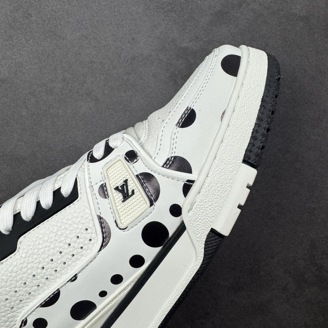 图片[5]-【头层礼盒版】Louis Vuitton LV Trainer 路易威登 驴牌 L家 情侣款 休闲 运动鞋 滑板鞋 广东大厂出品 头层皮料 高版本 极具性价比 做工版型到位 高清洁度 不偷工减料 非常推荐 尺码：35-46-选品中心