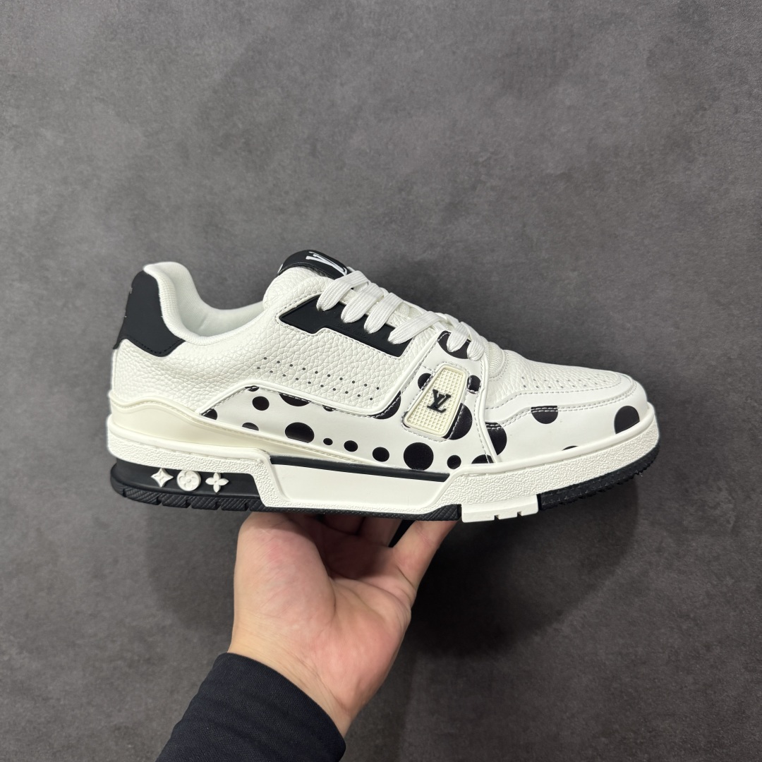 【头层礼盒版】Louis Vuitton LV Trainer 路易威登 驴牌 L家 情侣款 休闲 运动鞋 滑板鞋 广东大厂出品 头层皮料 高版本 极具性价比 做工版型到位 高清洁度 不偷工减料 非常推荐 尺码:35-46-选品中心