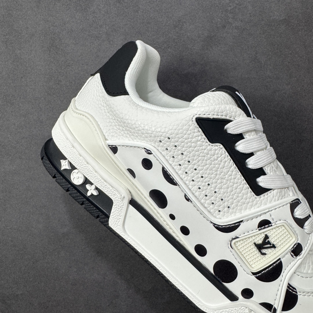 图片[6]-【头层礼盒版】Louis Vuitton LV Trainer 路易威登 驴牌 L家 情侣款 休闲 运动鞋 滑板鞋 广东大厂出品 头层皮料 高版本 极具性价比 做工版型到位 高清洁度 不偷工减料 非常推荐 尺码：35-46-选品中心