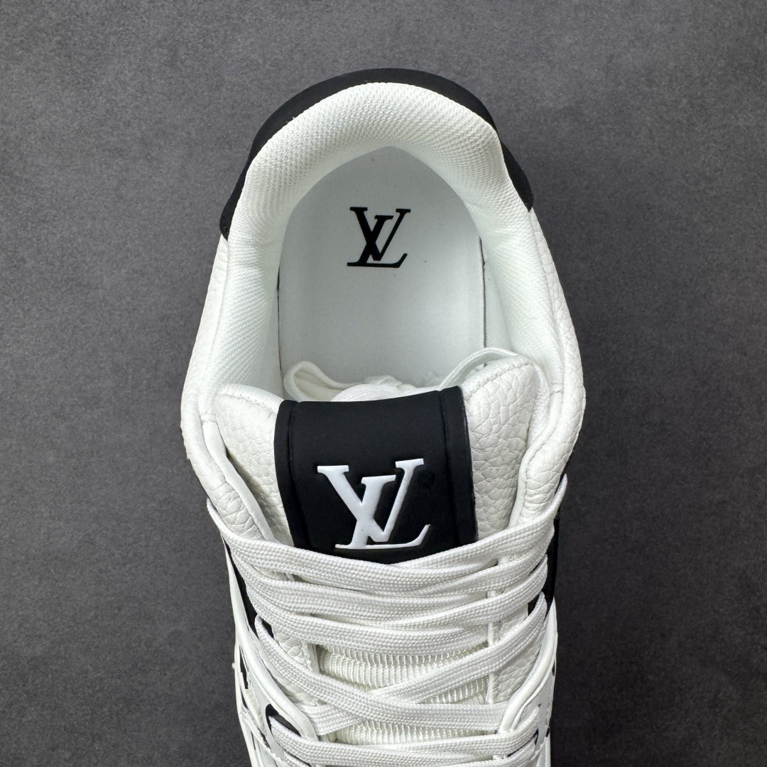 图片[7]-【头层礼盒版】Louis Vuitton LV Trainer 路易威登 驴牌 L家 情侣款 休闲 运动鞋 滑板鞋 广东大厂出品 头层皮料 高版本 极具性价比 做工版型到位 高清洁度 不偷工减料 非常推荐 尺码：35-46-选品中心