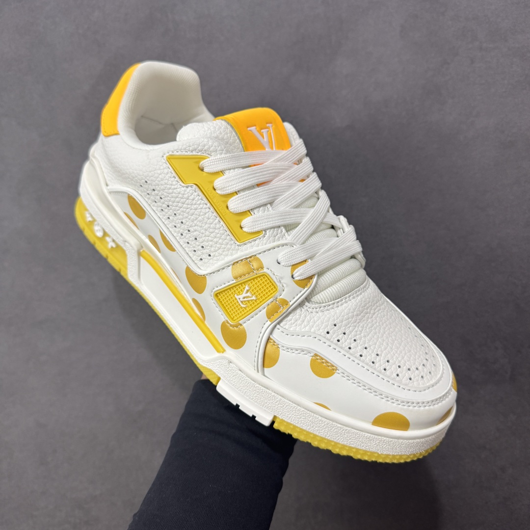 图片[3]-【头层礼盒版】Louis Vuitton LV Trainer 路易威登 驴牌 L家 情侣款 休闲 运动鞋 滑板鞋 广东大厂出品 头层皮料 高版本 极具性价比 做工版型到位 高清洁度 不偷工减料 非常推荐 尺码：35-46-选品中心