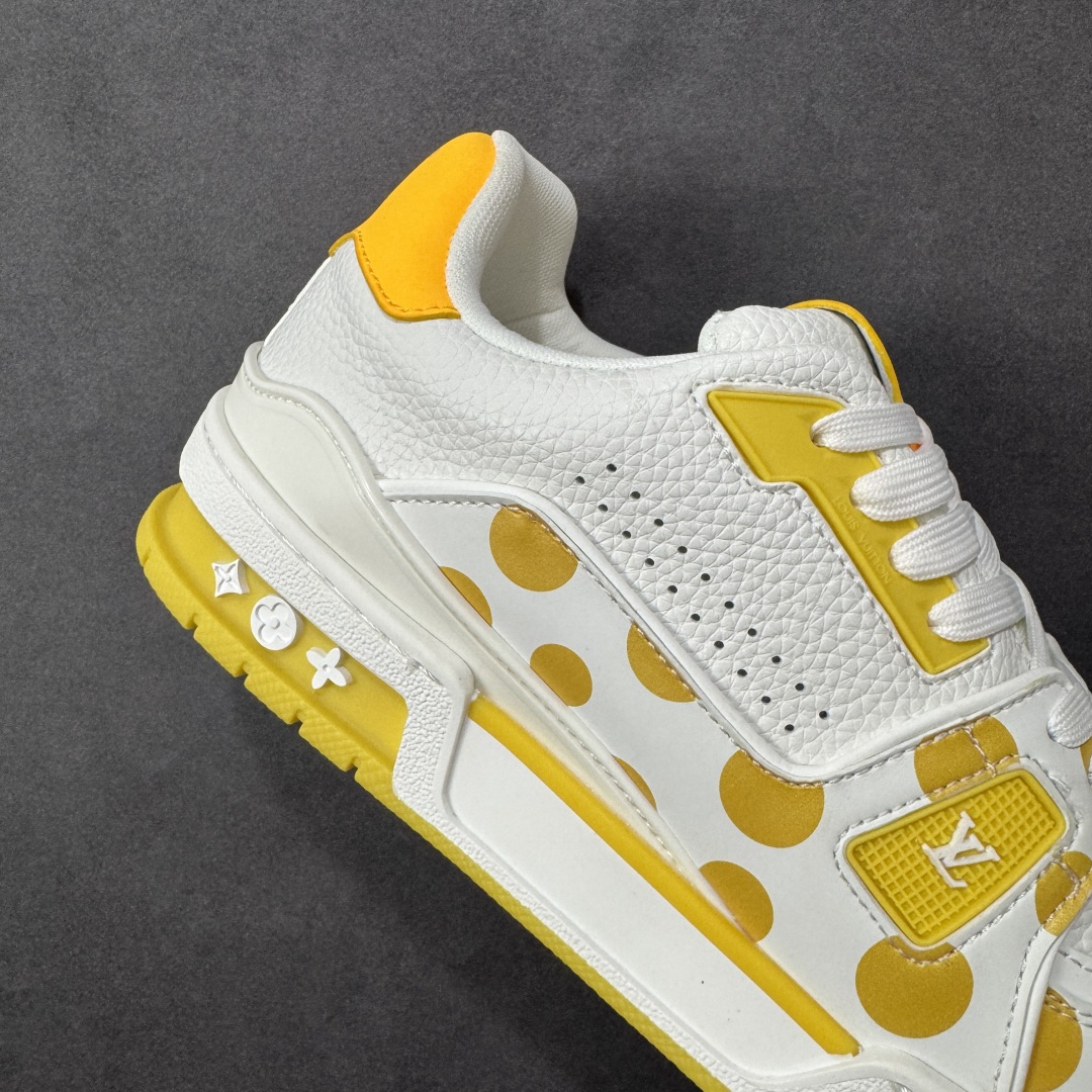 图片[6]-【头层礼盒版】Louis Vuitton LV Trainer 路易威登 驴牌 L家 情侣款 休闲 运动鞋 滑板鞋 广东大厂出品 头层皮料 高版本 极具性价比 做工版型到位 高清洁度 不偷工减料 非常推荐 尺码：35-46-选品中心