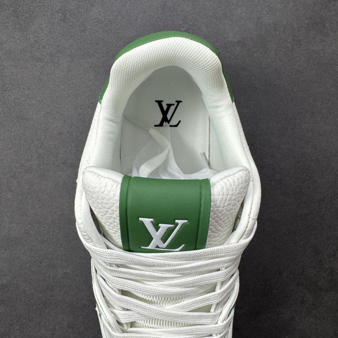 图片[7]-【头层礼盒版】Louis Vuitton LV Trainer 路易威登 驴牌 L家 情侣款 休闲 运动鞋 滑板鞋 广东大厂出品 头层皮料 高版本 极具性价比 做工版型到位 高清洁度 不偷工减料 非常推荐 尺码：35-46-选品中心