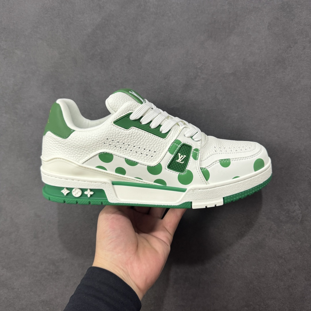 【头层礼盒版】Louis Vuitton LV Trainer 路易威登 驴牌 L家 情侣款 休闲 运动鞋 滑板鞋 广东大厂出品 头层皮料 高版本 极具性价比 做工版型到位 高清洁度 不偷工减料 非常推荐 尺码:35-46-选品中心