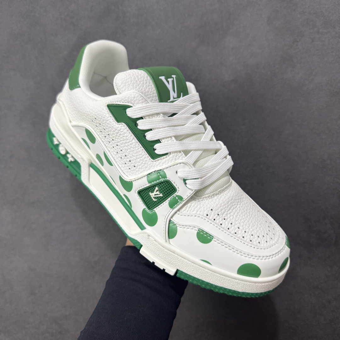 图片[3]-【头层礼盒版】Louis Vuitton LV Trainer 路易威登 驴牌 L家 情侣款 休闲 运动鞋 滑板鞋 广东大厂出品 头层皮料 高版本 极具性价比 做工版型到位 高清洁度 不偷工减料 非常推荐 尺码：35-46-选品中心