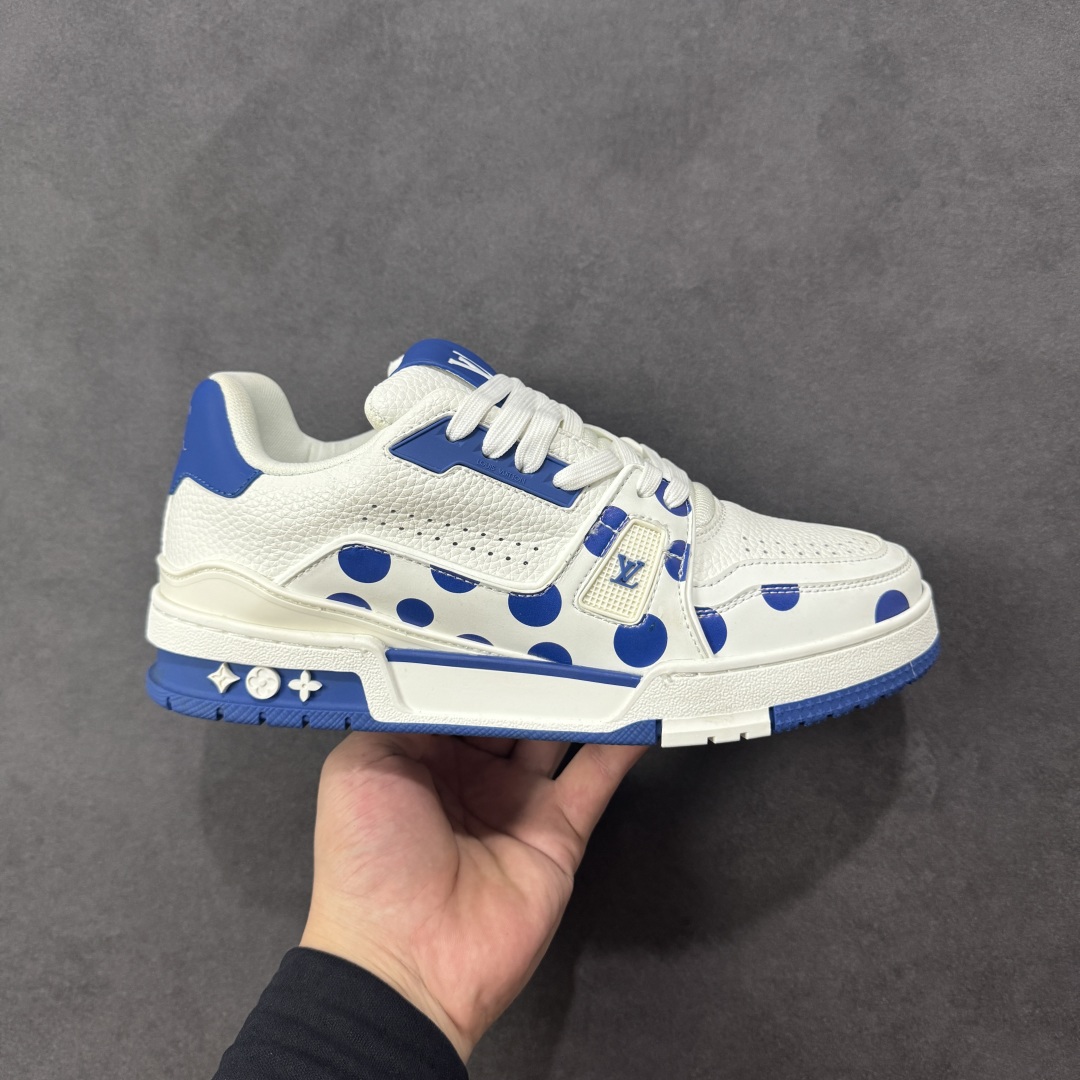 【头层礼盒版】Louis Vuitton LV Trainer 路易威登 驴牌 L家 情侣款 休闲 运动鞋 滑板鞋 广东大厂出品 头层皮料 高版本 极具性价比 做工版型到位 高清洁度 不偷工减料 非常推荐 尺码:35-46-选品中心