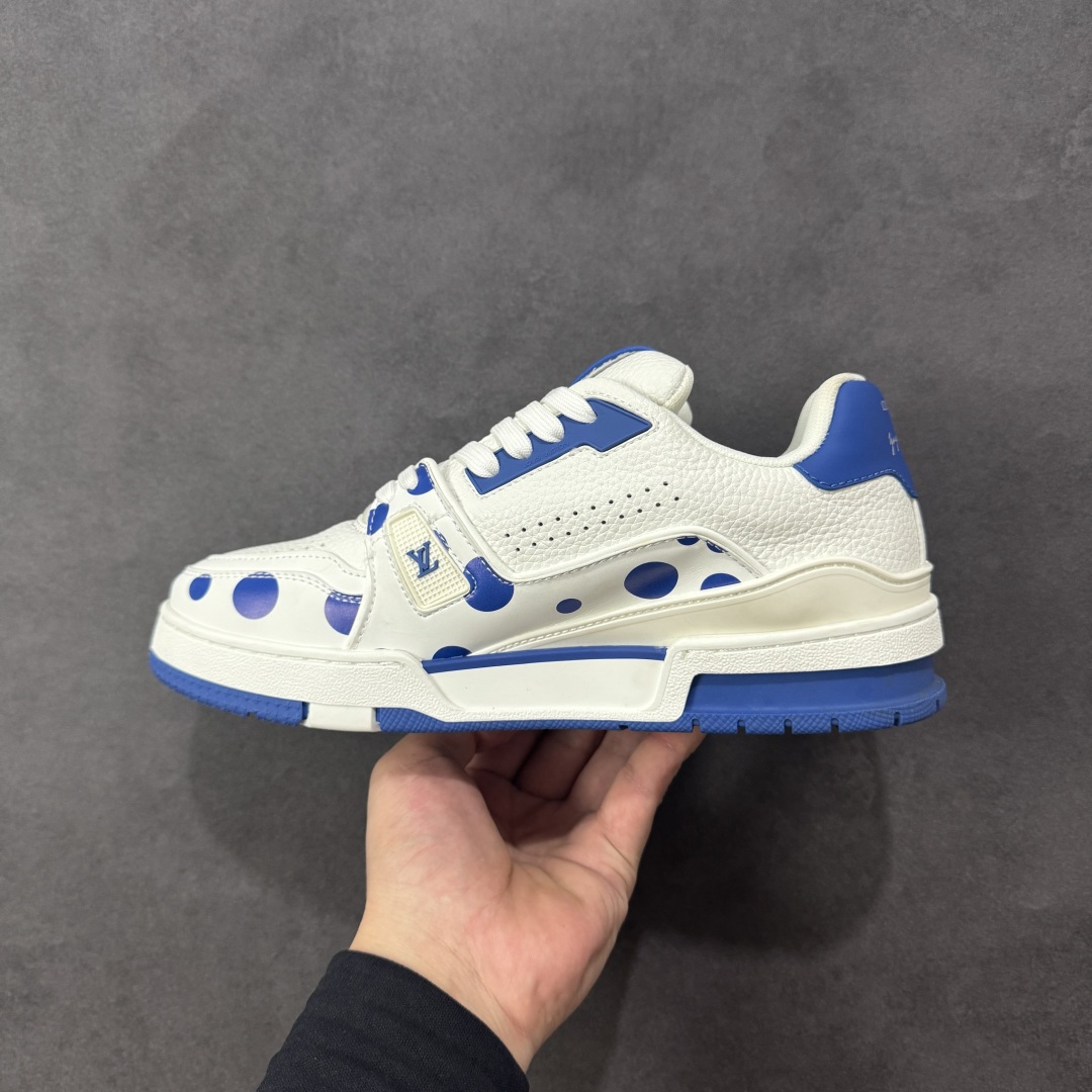 图片[2]-【头层礼盒版】Louis Vuitton LV Trainer 路易威登 驴牌 L家 情侣款 休闲 运动鞋 滑板鞋 广东大厂出品 头层皮料 高版本 极具性价比 做工版型到位 高清洁度 不偷工减料 非常推荐 尺码：35-46-选品中心