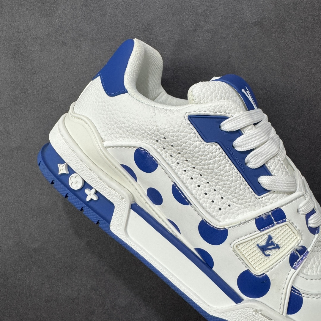 图片[6]-【头层礼盒版】Louis Vuitton LV Trainer 路易威登 驴牌 L家 情侣款 休闲 运动鞋 滑板鞋 广东大厂出品 头层皮料 高版本 极具性价比 做工版型到位 高清洁度 不偷工减料 非常推荐 尺码：35-46-选品中心