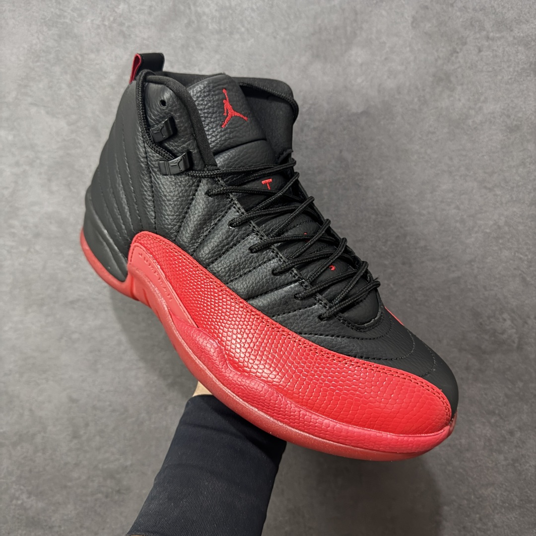 图片[3]-【头层真碳版】Air Jordan AJ12 Retro 篮球鞋 正确版型 头层皮料 真碳板 原厂定制金属扣 原厂电绣 超高性价比 货号：CT8013-002 尺码：40 40.5 41 42 42.5 43 44 44.5 45 45.5 46 47.5 48 编码：GLB320330-选品中心