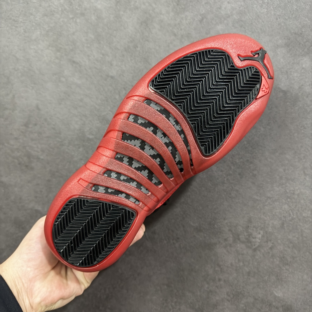 图片[9]-【头层真碳版】Air Jordan AJ12 Retro 篮球鞋 正确版型 头层皮料 真碳板 原厂定制金属扣 原厂电绣 超高性价比 货号：CT8013-002 尺码：40 40.5 41 42 42.5 43 44 44.5 45 45.5 46 47.5 48 编码：GLB320330-选品中心