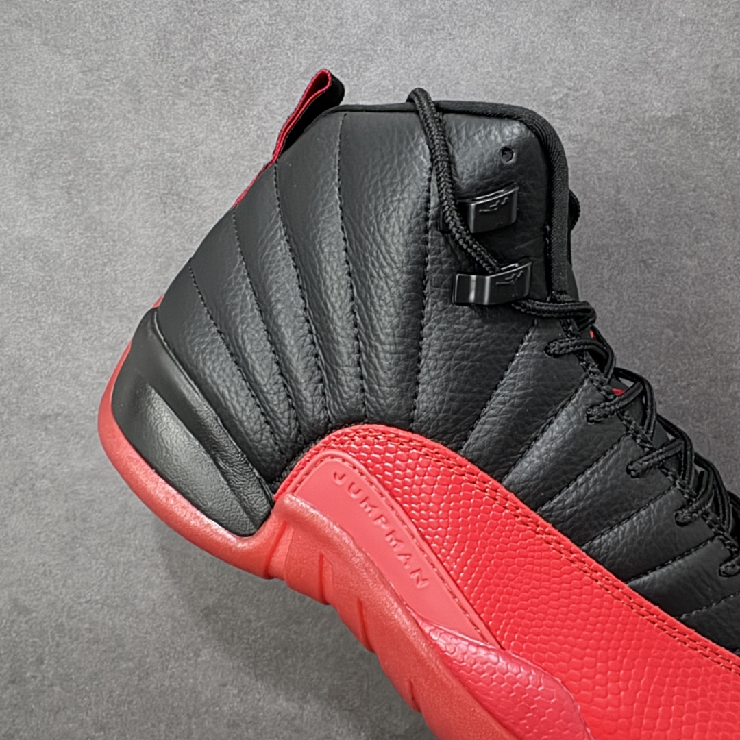 图片[6]-【头层真碳版】Air Jordan AJ12 Retro 篮球鞋 正确版型 头层皮料 真碳板 原厂定制金属扣 原厂电绣 超高性价比 货号：CT8013-002 尺码：40 40.5 41 42 42.5 43 44 44.5 45 45.5 46 47.5 48 编码：GLB320330-选品中心