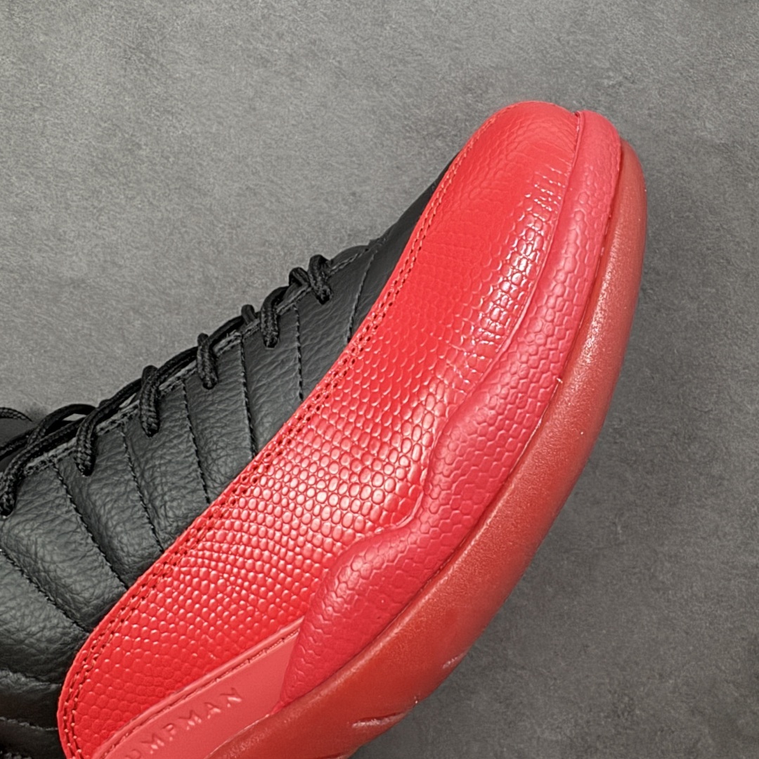 图片[5]-【头层真碳版】Air Jordan AJ12 Retro 篮球鞋 正确版型 头层皮料 真碳板 原厂定制金属扣 原厂电绣 超高性价比 货号：CT8013-002 尺码：40 40.5 41 42 42.5 43 44 44.5 45 45.5 46 47.5 48 编码：GLB320330-选品中心