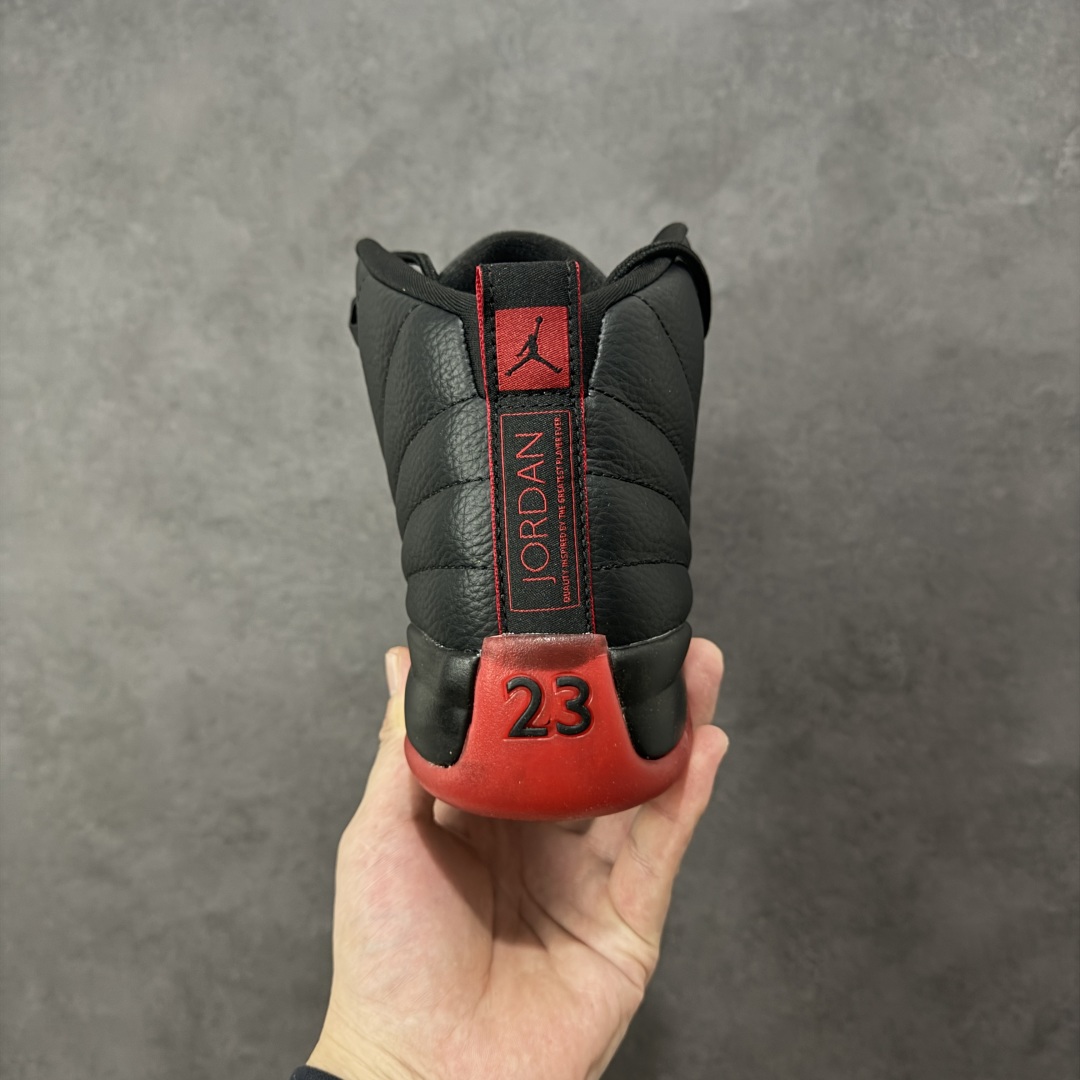 图片[4]-【头层真碳版】Air Jordan AJ12 Retro 篮球鞋 正确版型 头层皮料 真碳板 原厂定制金属扣 原厂电绣 超高性价比 货号：CT8013-002 尺码：40 40.5 41 42 42.5 43 44 44.5 45 45.5 46 47.5 48 编码：GLB320330-选品中心