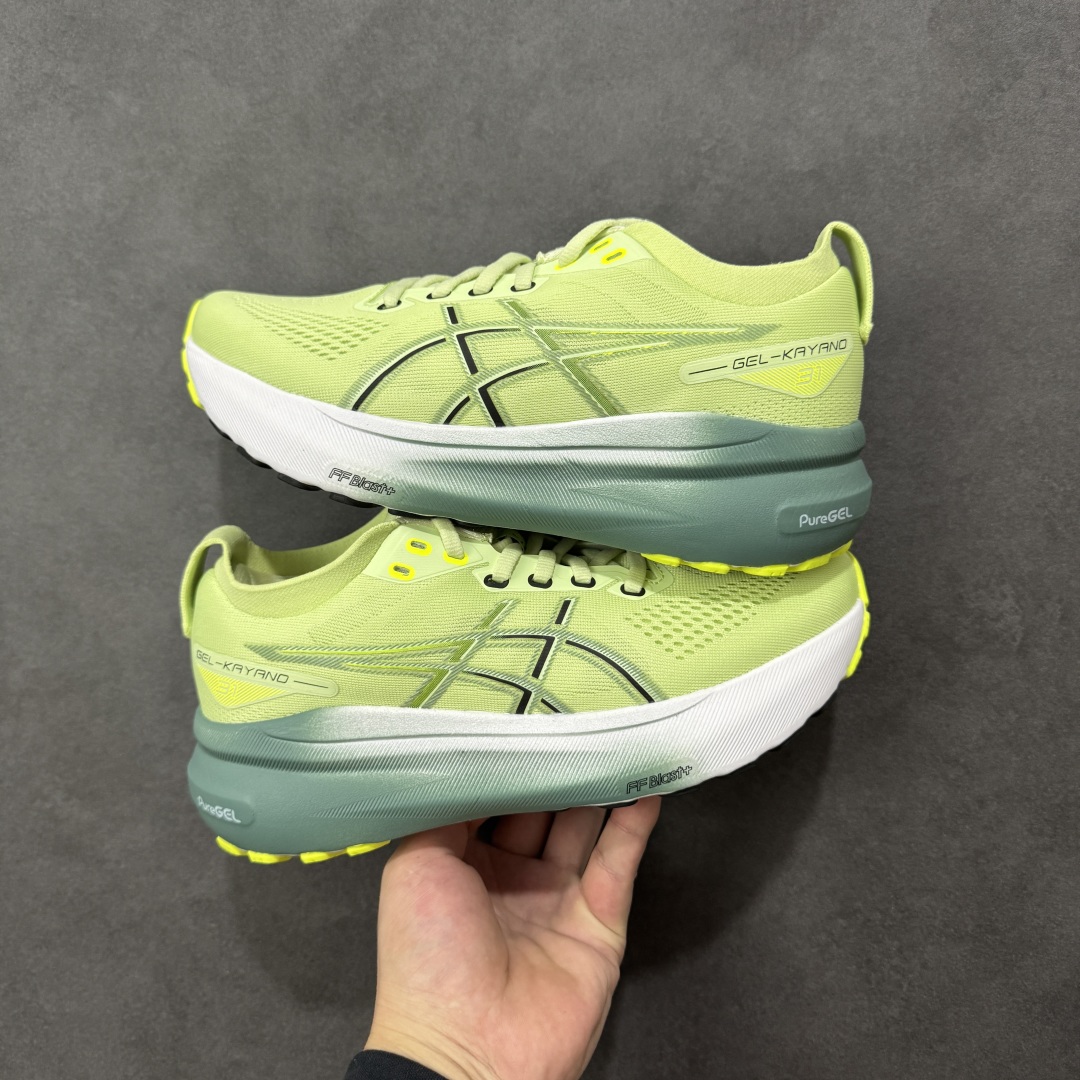 图片[9]-【公司级】日本专业跑鞋品牌-亚瑟士/Asics Gel-Kayano 31 卡亚诺31代低帮专业有氧超轻量休闲运动全能慢跑鞋 全新原装数据开发人体工学一体式轻质贾卡双层编织鞋面,针织高弹性鞋舌+贴合感鞋领结构，内嵌独家原装真 PureGel缓震胶 配置原装数据开发双层FF BLAST PLUS ECO中底环保材质、带4D引导系统，原厂配比AHAR橡胶底部,兼顾抓地及耐久性底片 尺码：36 37 38 39 39.5 40.5 41.5 42 42.5 43.5 44 45 编码：LNHB230240-选品中心